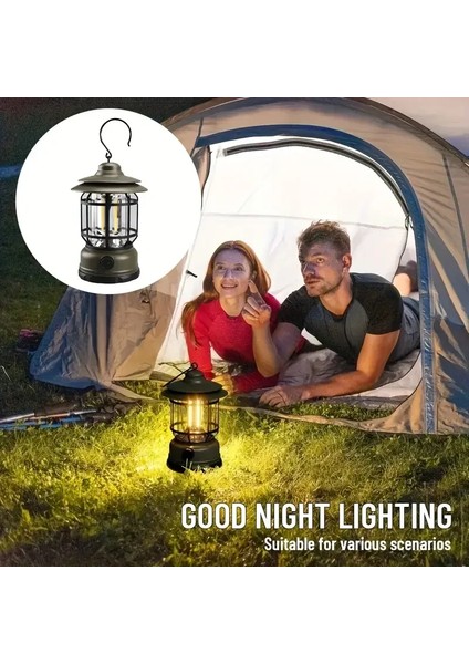 Ieg® Hoparlör Özellikli Dimerli LED Kamp Lambası HS66 (4887)