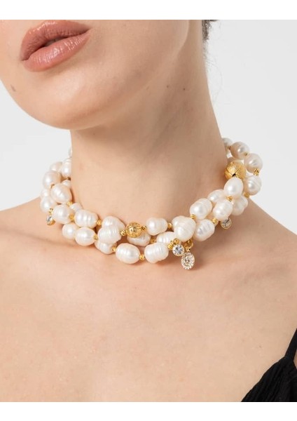 Üçlü Incili Kolye - Inci Kolye indirimleri