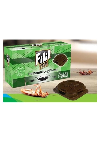 Ieg® 6 Parça Karinca ve Hamam Böcek Yemi̇ 6AY Etki̇li̇ - Istasyon - 9gr (4887)