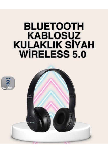 Bfs Katlanabilir Tasarımlı Bluetooth 5.0 Kulaklık | Eller Serbest Arama ve Çift Cihaz Desteği