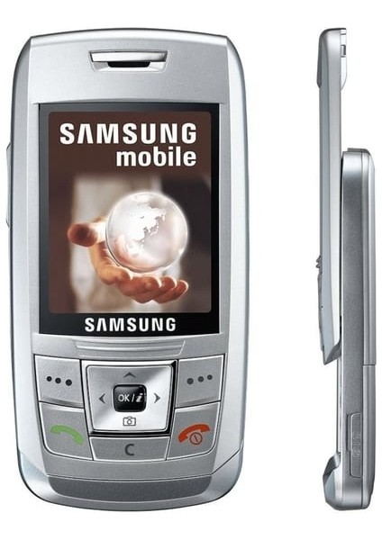 Samsung E250 Telefon Kasası (Gri)