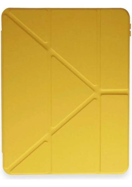 Ieg iPad Pro 11 (2018) Kılıf Kalemlikli Mars Tablet Kılıfı - Açık Sarı fiyatları