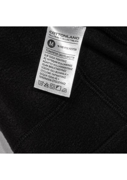 Erkek Brooks Rahat Kesim Fermuarlı Kalın Polar Ceket