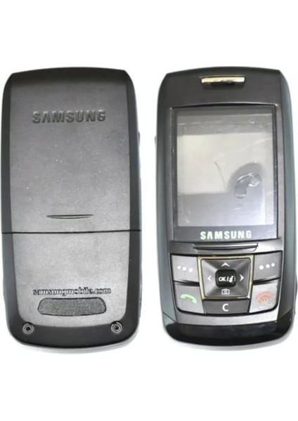 Samsung E250 Telefon Kasası (Siyah)