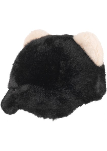 Mdb Suyutti K24440-07 Bayan Kürklü Siperli Şapka