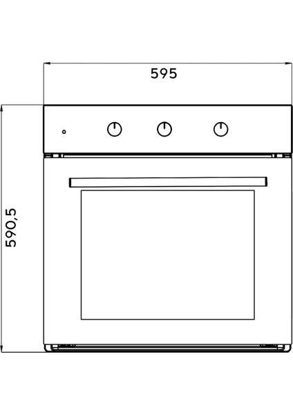 Turbo Fanlı Piliç Çevirmeli Siyah Ankastre Fırın 9 Program B66-SGF2(MT) fırsatları