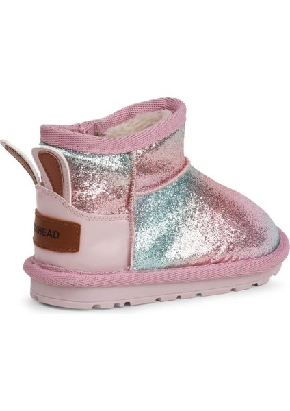 Slide BUCK3060-BH009 Kürklü Çocuk Botu - Pembe indirimleri