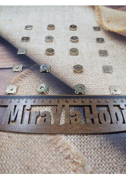 Metal Dikmeli Çanta Mıknatısı Çıtçıt 1.5cm (10 Adet) fırsatları