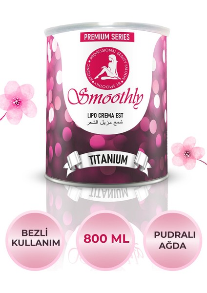 Titanium Pudralı Konserve Ağda - Soft Touch Profesyonel Konserve Ağda indirimleri