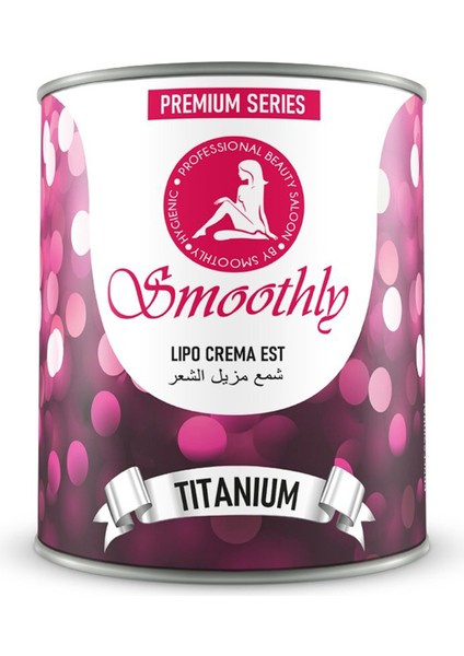 Titanium Pudralı Konserve Ağda - Soft Touch Profesyonel Konserve Ağda