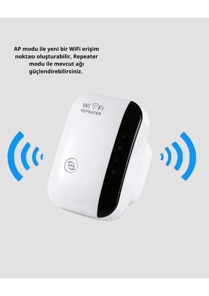 Bfs Wifi Sinyal Güçlendirici 2.4g Repeater Yüksek Çekim Kapasiteli modelleri