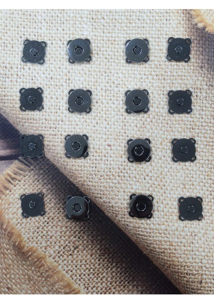 Metal Dikmeli Çanta Mıknatısı Çıtçıt 2cm (8 Adet) fırsatları