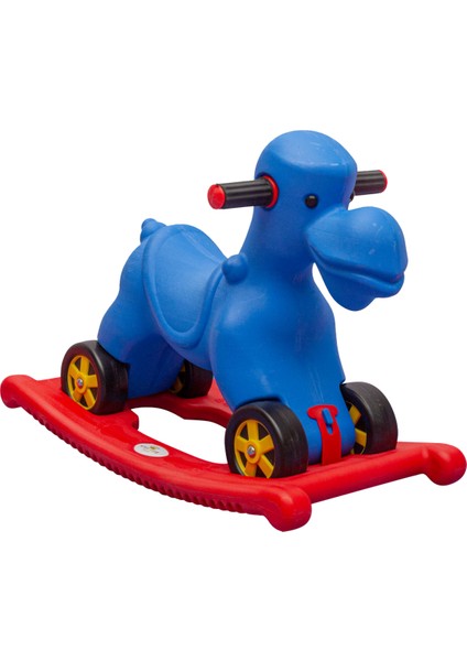 Sallanan Köpek - 2 Fonksiyon Tekerlek ve Kızaklı - Çocuk Aktivite