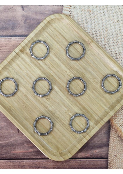 Çanta Aksesuar 3 cm Köşeli Yaylı Halka (8 Adet) fırsatları