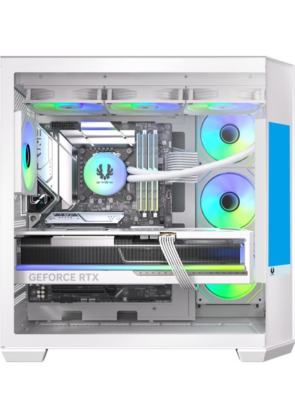Digital T10 Ef White 850W 8.8″ Ekran 80+ Bronze WT10EFBBW850-4A 4X120MM Argb Fan Atx Temperli Cam Beyaz Gaming (Oyuncu) Kasa modelleri