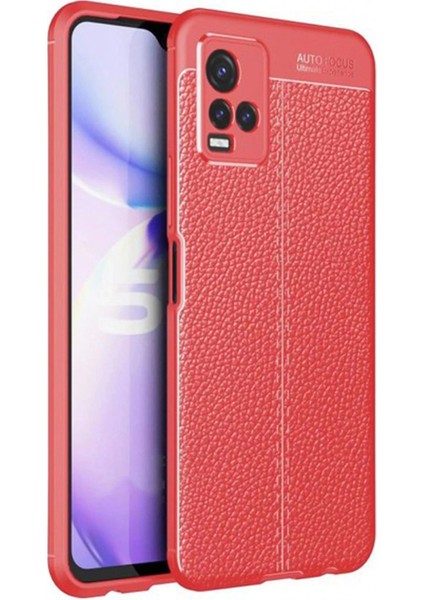 Ieg Vivo Y21S Kılıf Auto Focus Kapak - Kırmızı
