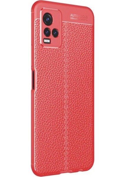 Ieg Vivo Y21S Kılıf Auto Focus Kapak - Kırmızı fiyatları