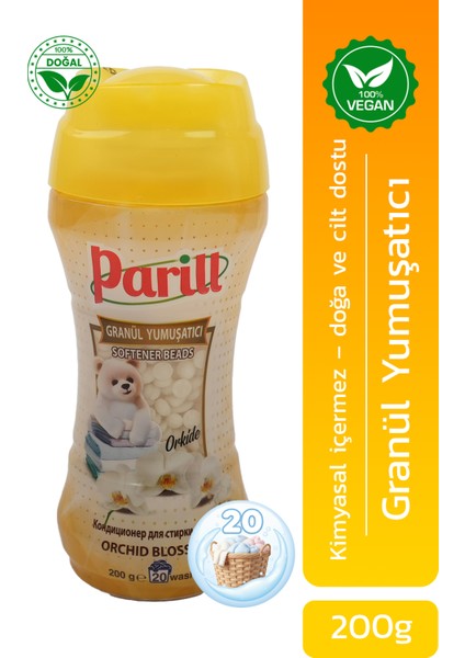 Organik Vegan Orkide Granül Yumuşatıcı – Orkide Kokulu 200G 20 Yıkama Yerli Üretim modelleri