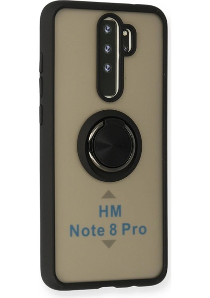 Ieg Xiaomi Redmi Note 8 Pro Kılıf Montreal Yüzüklü Silikon Kapak - Siyah fiyatları