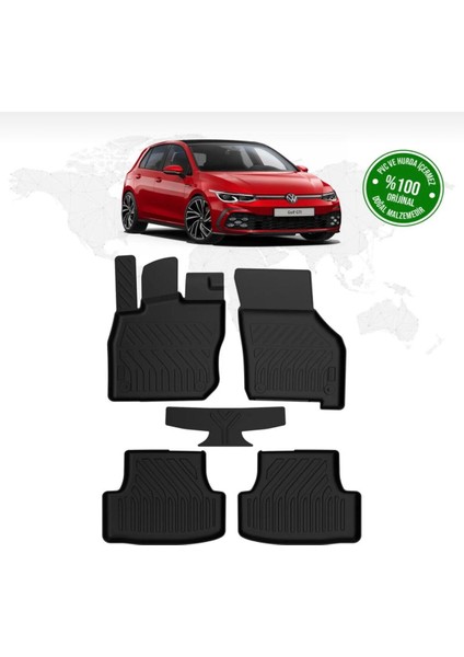 Golf 8 Otomatik Vites Havuzlu Paspas 2020 Model ve Sonrası