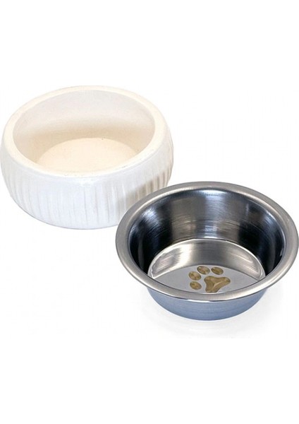 Ieg® Mikopet Organik Seramik Mama Kabı Beyaz modelleri