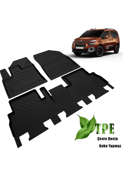 Berlingo Havuzlu Paspas 2019 2020 2021 2022 2023 2024 Yumuşak Kokusuz Feel Shine Bold fiyatları