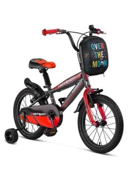 1610 Hotshot-Canta-V Erkek Çocuk Bisikleti 16 Jant Antrasit Kırmızı