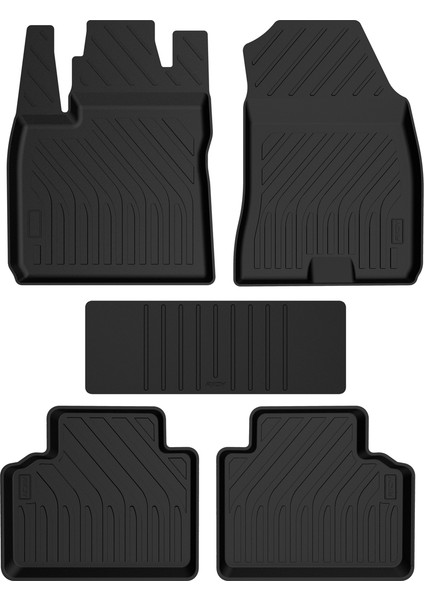 Tourneo Courier Havuzlu Paspas Siyah 2014 2015 2016 2017 2018 2019 2020 2021 2022 2023