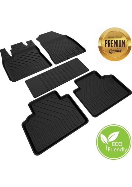 Tourneo Courier Havuzlu Paspas Siyah 2014 2015 2016 2017 2018 2019 2020 2021 2022 2023