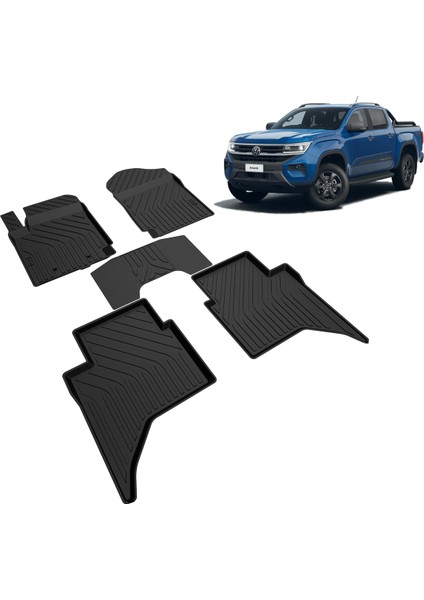 Yeni Amarok Havuzlu Paspas 2024 Model Amarok. Kokusuz Yumuşak Paspas