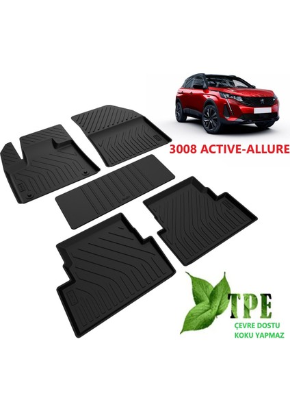 3008 Active Allure Havuzlu Paspas 2016 2017 2018 2019 2020 2021 2022 2023 2024 fiyatları