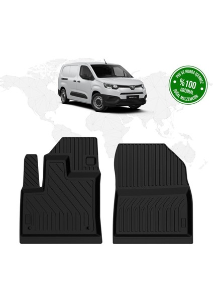 Proace City Panelvan 4d Havuzlu Paspas (Ön 2 Parça) 2019 Model ve Sonrası
