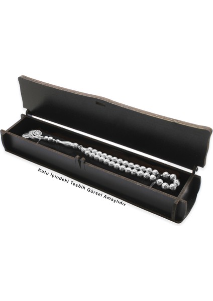 Siyah Renk Ahşap Elegance Tesbih Kutusu fiyatları