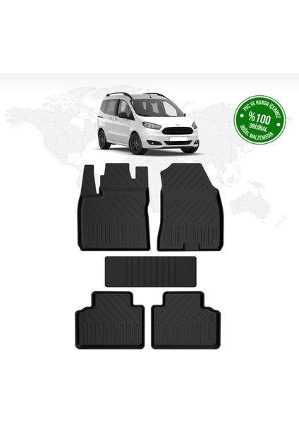 Courier 4d Havuzlu Paspas 2014-2023 Model Uyumlu