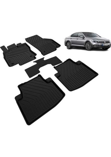 Passat B8 B8.5 Paspas 4d Havuzlu Kokusuz Yumuşak 2015 2016 2017 2018 2019 2020 2021 2022 2023