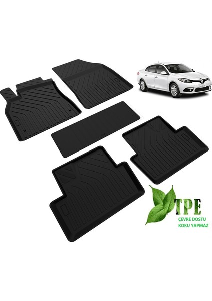 Fluence Havuzlu Paspas 4d Kokusuz Yumuşak 2010 2011 2012 2013 2014 2015 2016