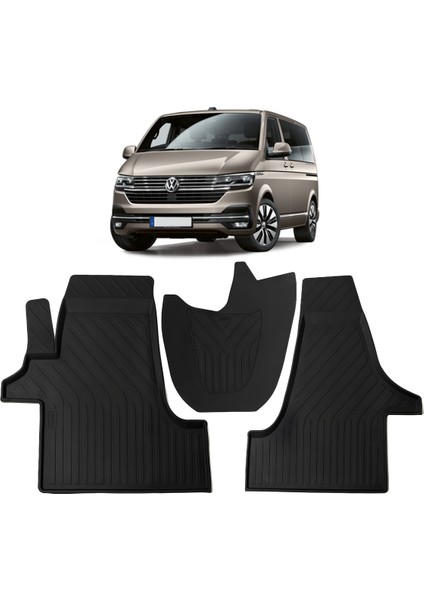 Transporter T5 T6 T7 Havuzlu Paspas Siyah Araca Özel 2003 ve Sonrası Tüm Modeller Için