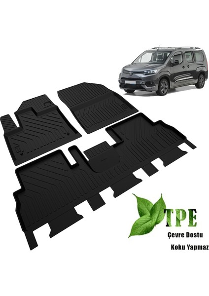 Proace City Havuzlu Paspas 2019 2020 2021 2022 2023 2024 Kokusuz Yumuşak