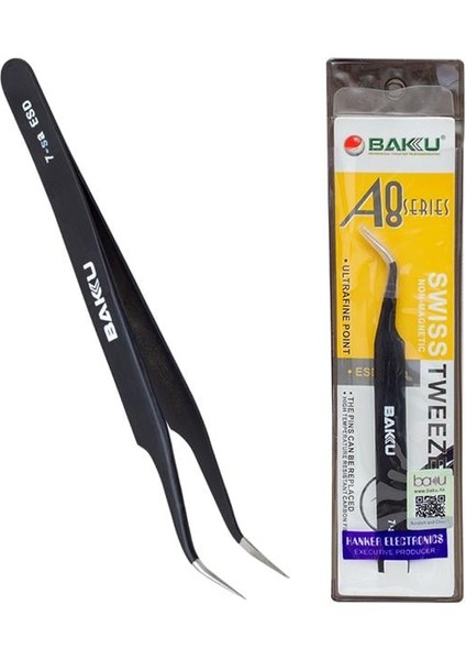 Bk-A8-7sa-Ur-Esd Eğri Uçlu Cımbız