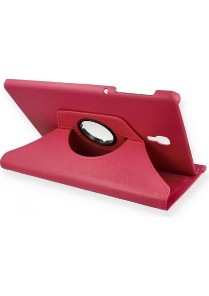 Ieg Samsung Galaxy T590 Tab A 10.5 Kılıf 360 Tablet Deri Kılıf - Pembe