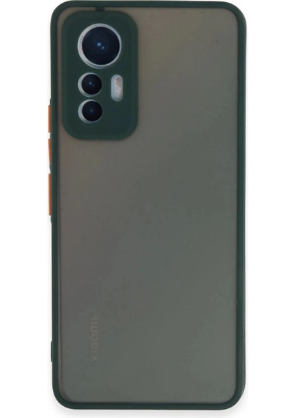 Xiaomi Mi 12 Lite Kılıf Montreal Silikon Kapak - Yeşil