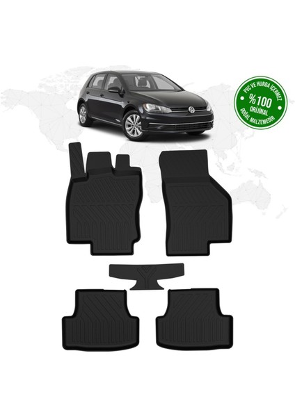 Golf 7 4d Havuzlu Paspas 2013 – 2020 Model