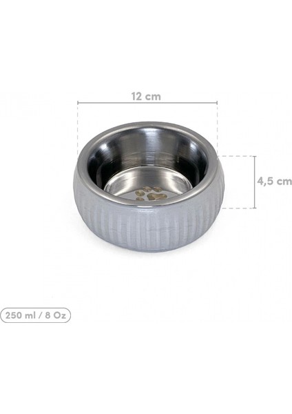 Ieg® Mikopet Organik Seramik Mama Kabı Gri fiyatları