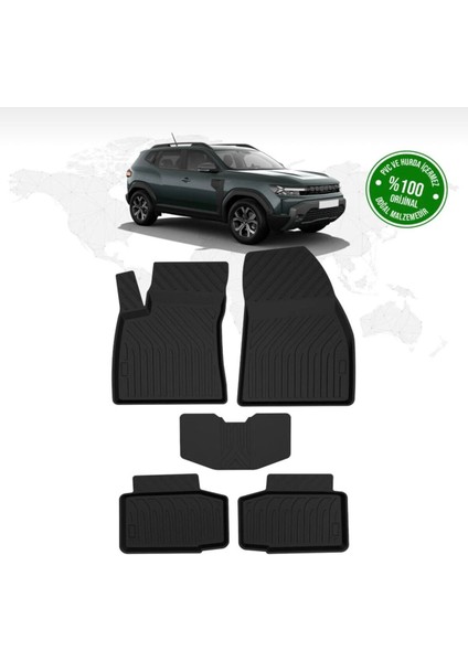 Duster 4x2 4d Havuzlu Paspas 2024 Model ve Sonrası