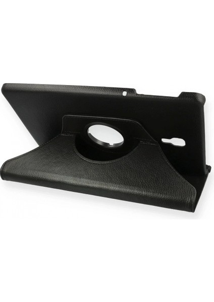 Ieg Samsung Galaxy T590 Tab A 10.5 Kılıf 360 Tablet Deri Kılıf - Siyah