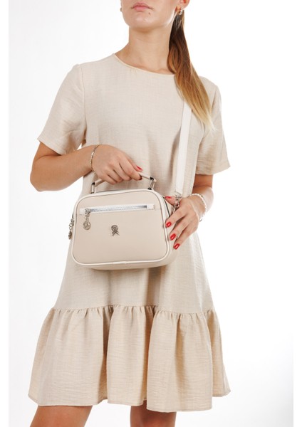 Kadın Uzun Askılı Çapraz Omuz Çantası NEWPOLO358 - Bej fırsatları