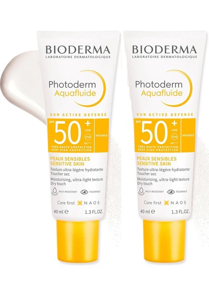 Bioderma Photoderm Aquafluide Invisible SPF50 40 ml 2 Adet