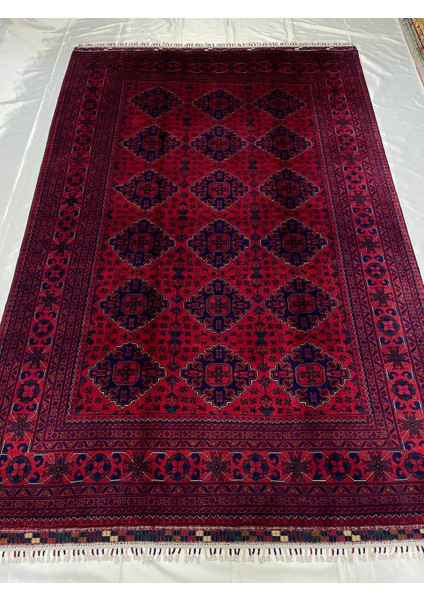 El Dokuma Afgan Yün Halı Kök Boya modelleri