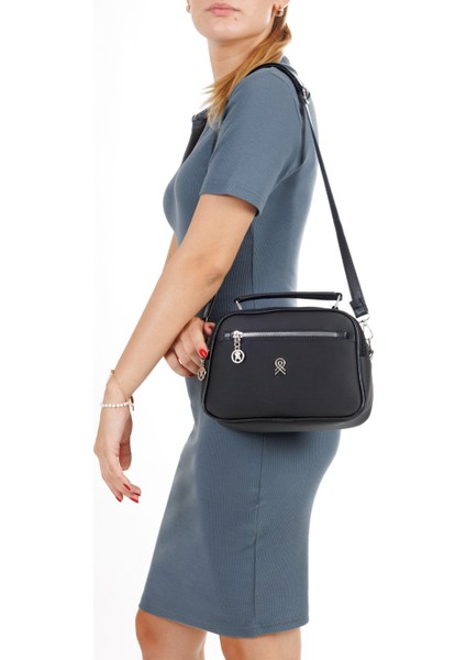 Kadın Uzun Askılı Çapraz Omuz Çantası NEWPOLO358 - Siyah modelleri