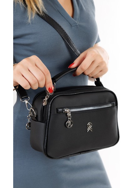 Kadın Uzun Askılı Çapraz Omuz Çantası NEWPOLO358 - Siyah fırsatları